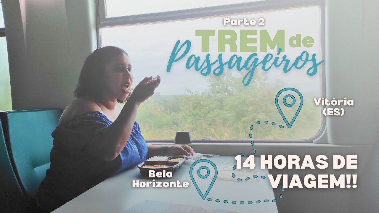 14 HORAS |  2ª MAIOR linha de trem do Brasil DA VALE! De BELO HORIZINTE ao Espírito Santo 🚂✨ | 2025