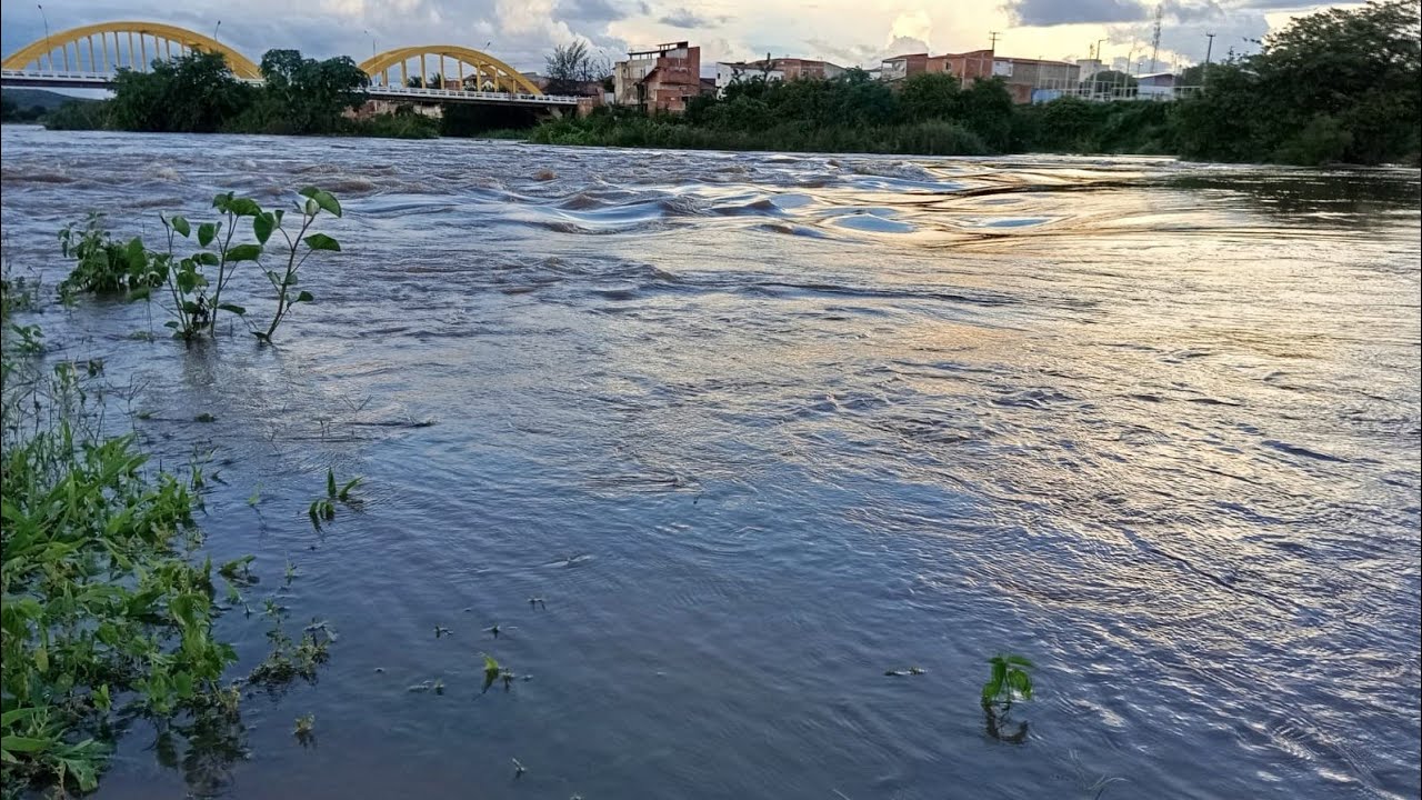 TROMBA D'ÁGUA CHEGANDO NO RIO SALGADO NESTE FIM DE TARDE(maior cheia do ano)04/03/2026