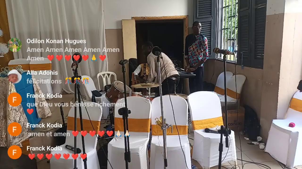 Samedi 05/07/25- CONSÉCRATION DE MARIAGE DU COUPLE ÉTIENNE ET GRÂCE.