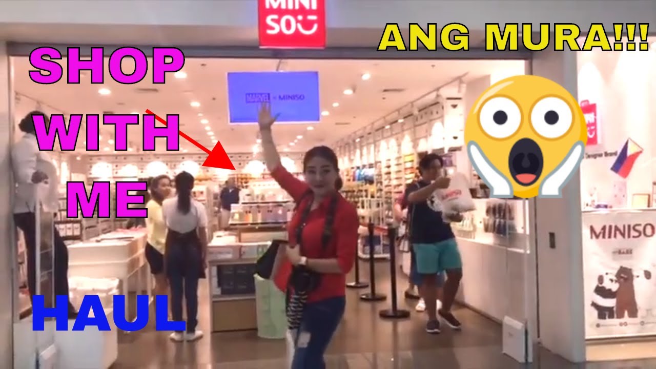 MINISO STORE MANILA + HAUL VLOG #5 #shopping #haul #miniso #philippines