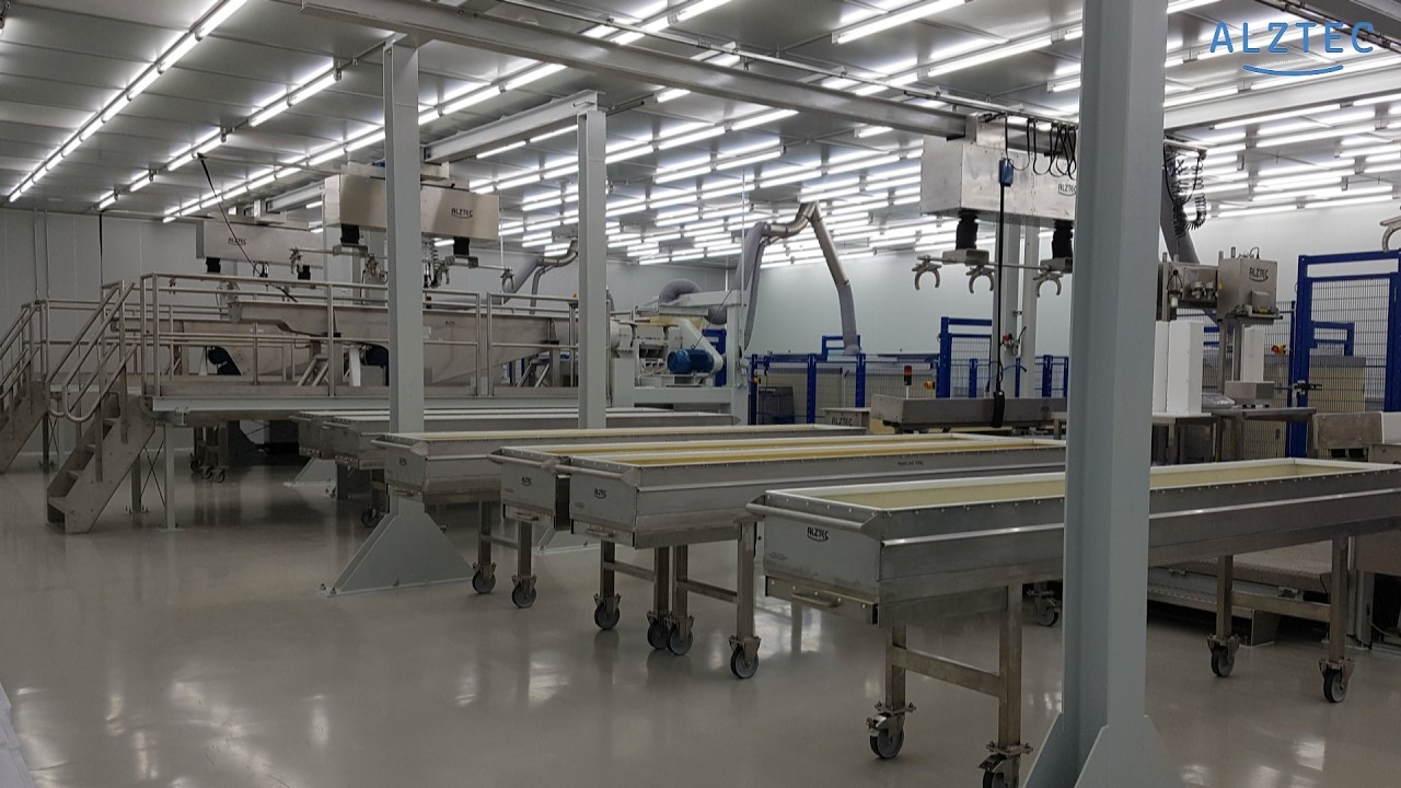Innovative Reinraum Anlage & Reinraumtechnik für Polysilizium I Alztec Sondermaschinenbau