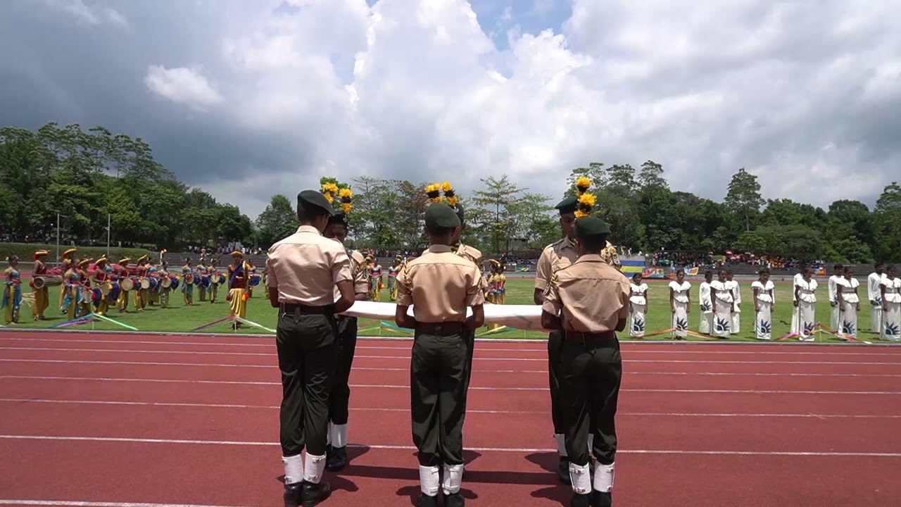 ධජ ආරෝහණය.2024-නිවාසාන්තර ක්‍රීඩා උත්සවය =කොට්ටාව ධර්මපාල මහා විද්‍යාලය