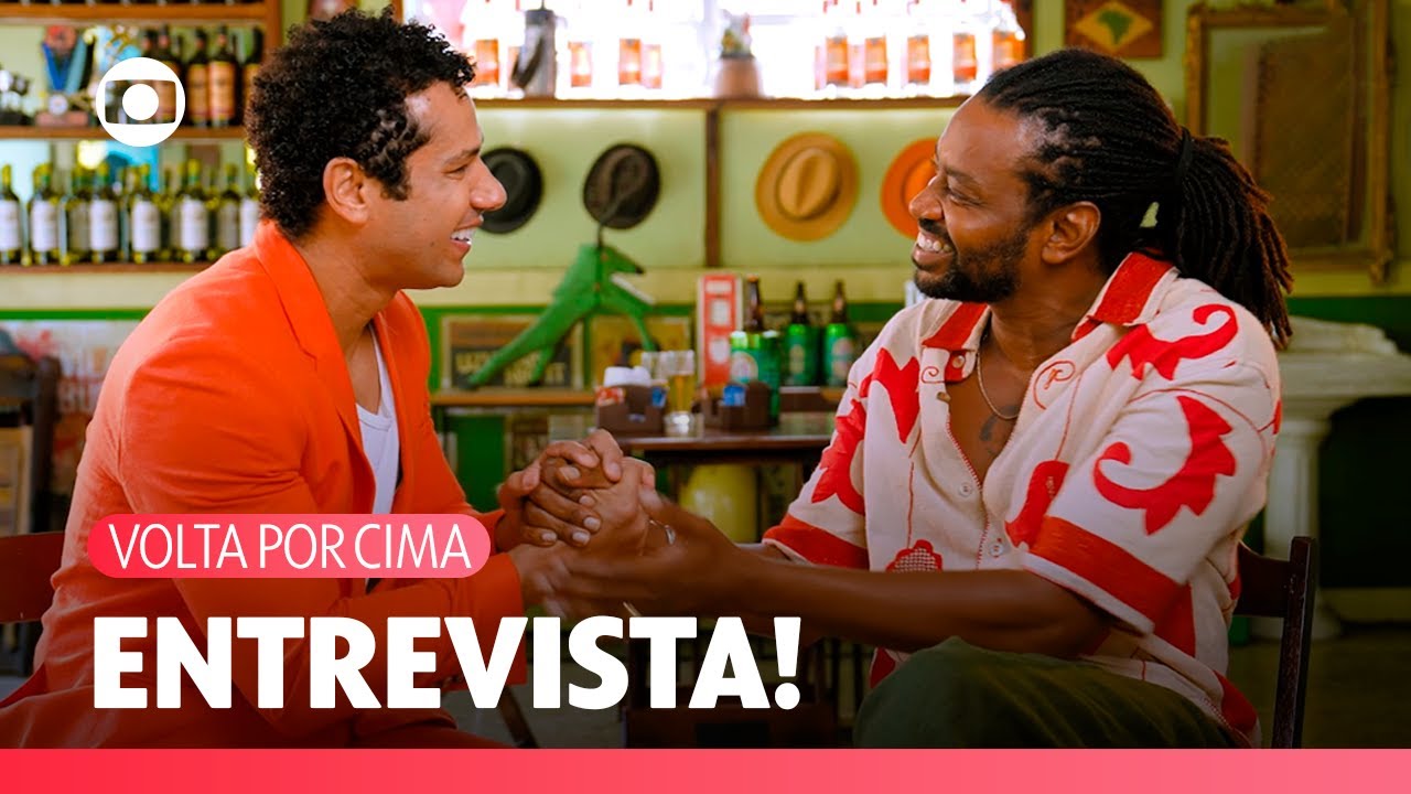 Amaury Lorenzo e Fabrício Boliveira respondem perguntas sobre Volta Por Cima! 🚌✨  | TV Globo