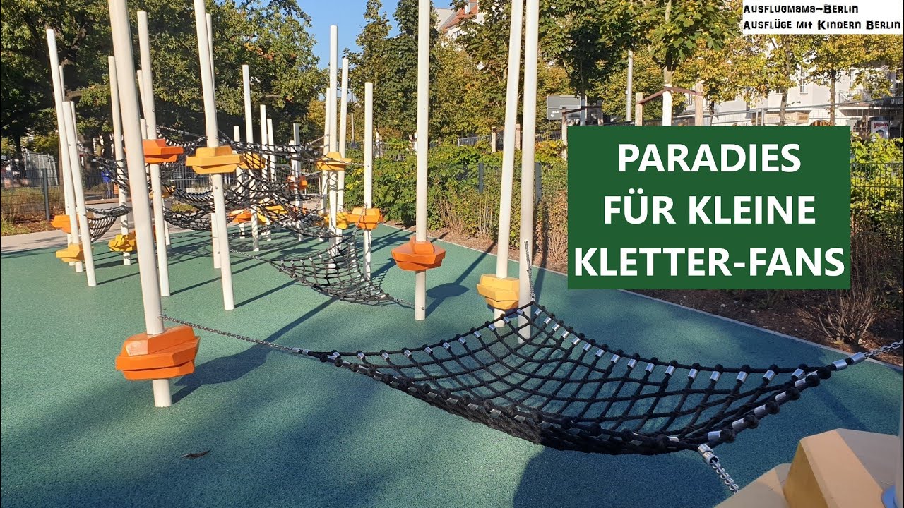 Neu gestalteter Olivaer Platz Kletterspielplatz Ausflugmama Berlin