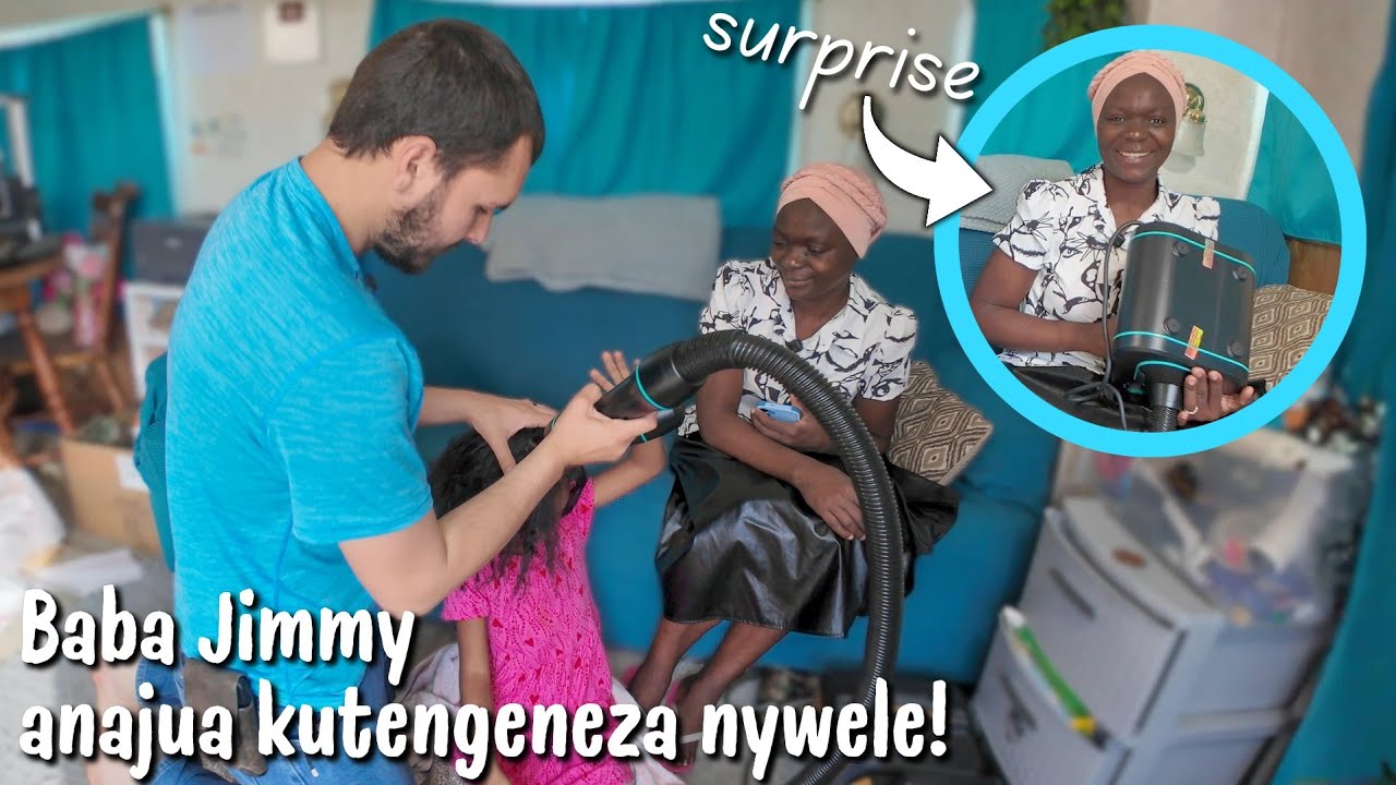 Nilinunulia Mama Jimmy blow dry ya kipekee - Surprise for Mama Jimmy 🤗