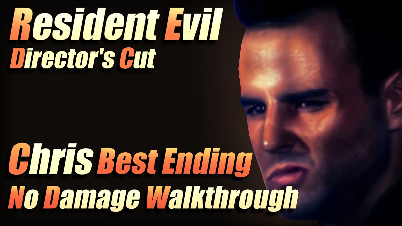 Resident Evil Director's Cut: Chris Redfield | No Damage Walkthrough