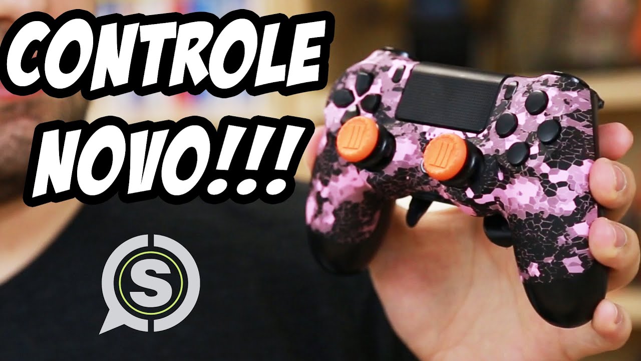 CONTROLE NOVO! - Unboxing Controle Scuf para PS4 e Meus Controles Antigos!