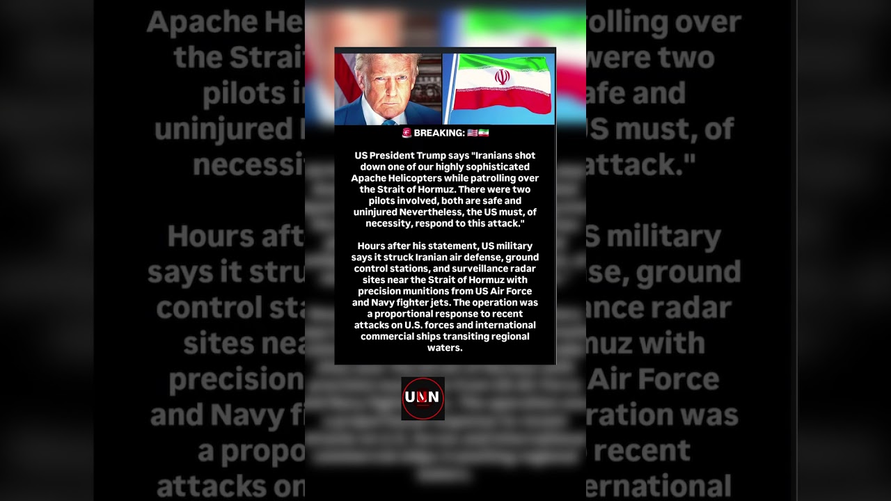 BREAKING NEWS | U.S. REPORTS MILITARY RESPONSE AFTER INCIDENT NEAR STRAIT OF HORMUZ | UNN
