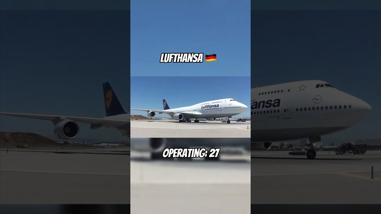Airlines that still operate the B747✈️ #aviation#jetplane#avgeek#boeing#747