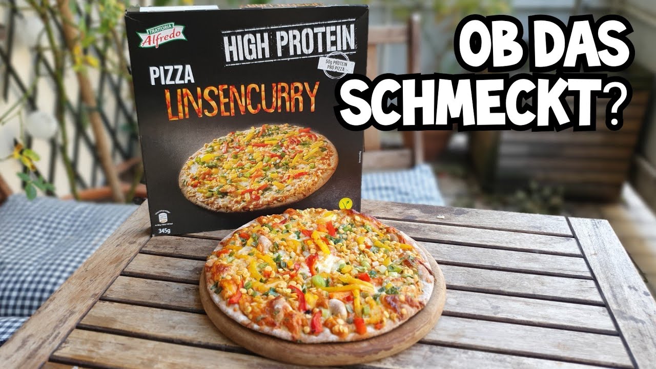 LIDL High Protein Pizza Linsencurry | Wie fit ist sie? Kann das schmecken?