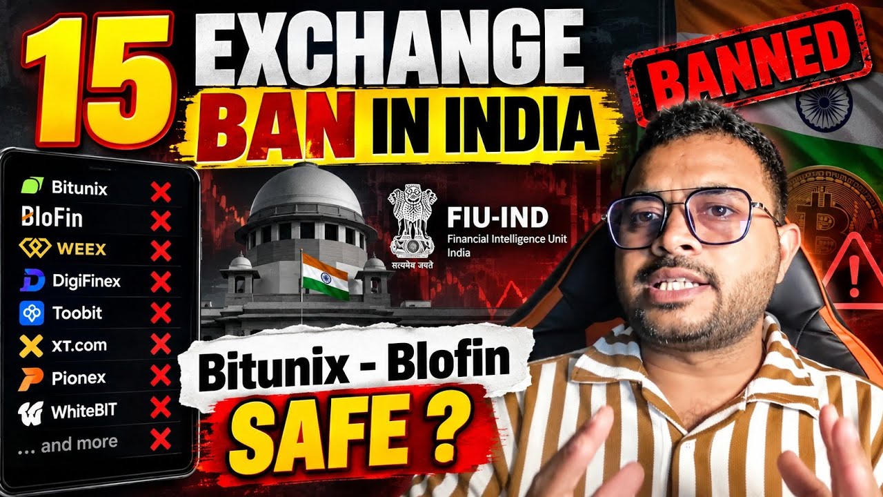 🚨 India Bans 15 Crypto Exchanges? Bitunix & BloFin SAFE or NOT?