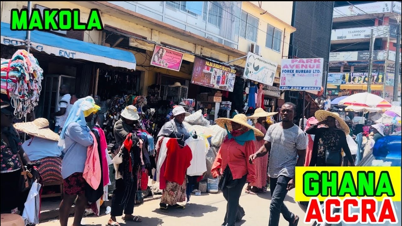 REAL CITY STREET IN AFRICA, GHANA 2026