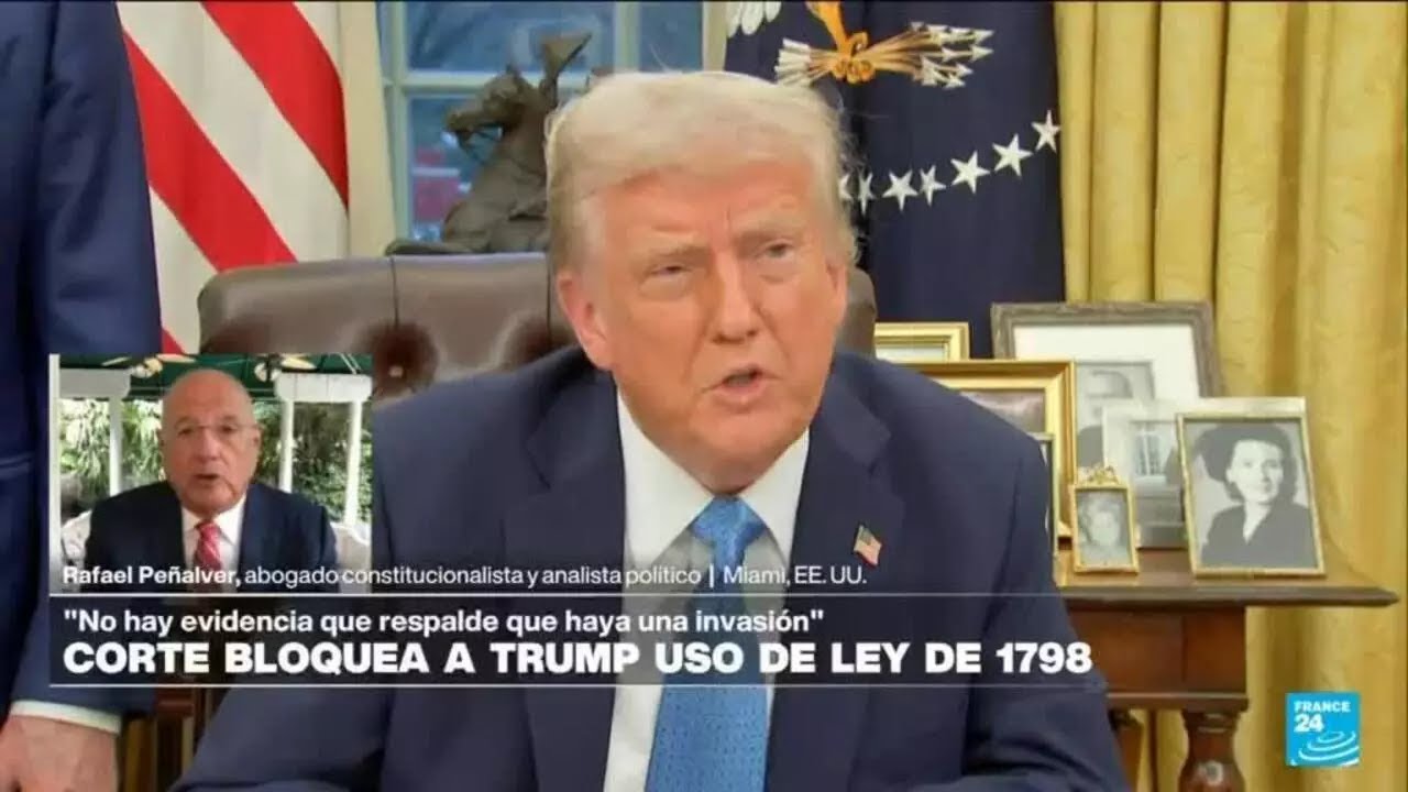 &iquest;Por qu&eacute; Trump no puede seguir usando la Ley de 1798 para deportar venezolanos? &bull; FRANCE 24