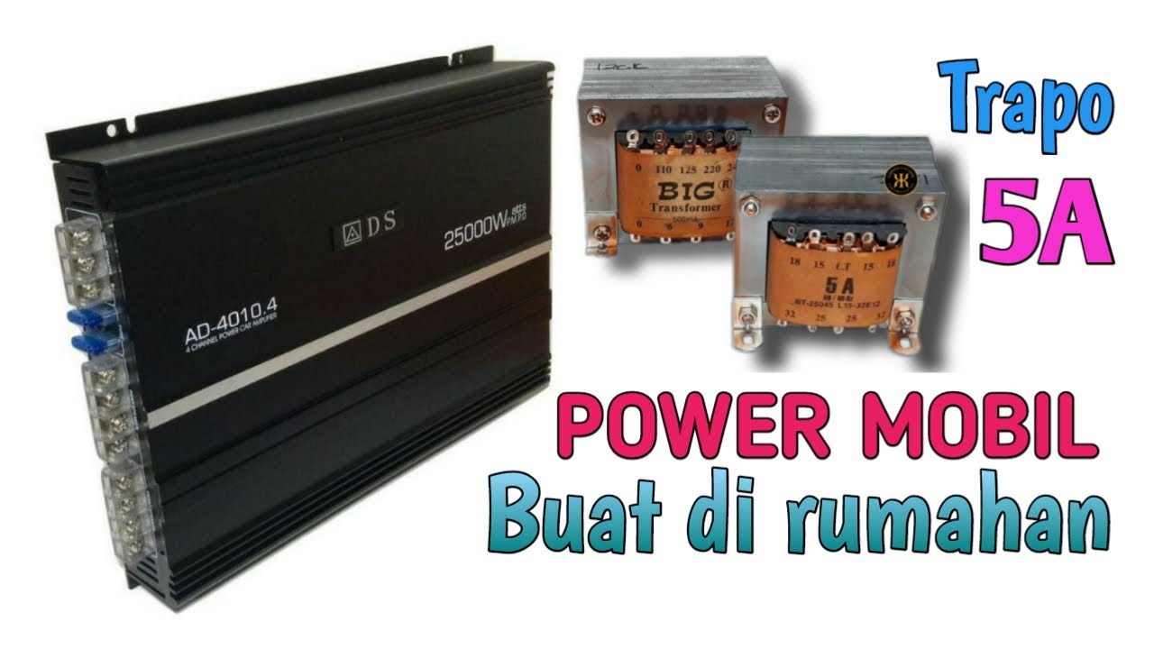 cara masang power mobil pake trapo CT