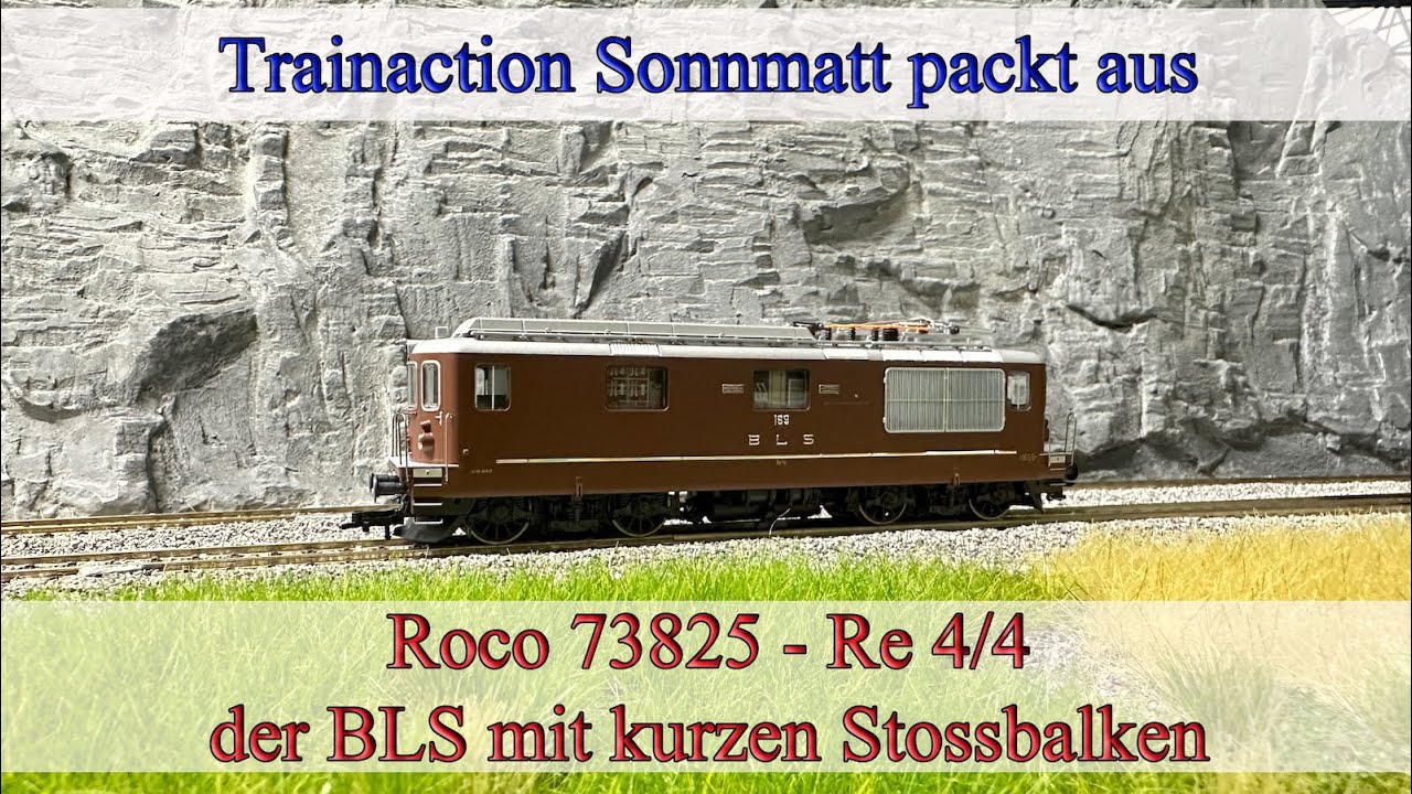 Roco 73825 - BLS Re 4/4 - tolles Modell mit vielen Funktionen und ausgezeichneten Fahreigenschaften
