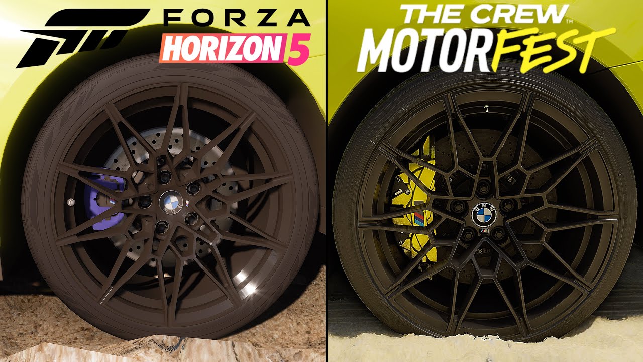 The Crew Motorfest vs Forza Horizon 5 | Physics and Details Comparison