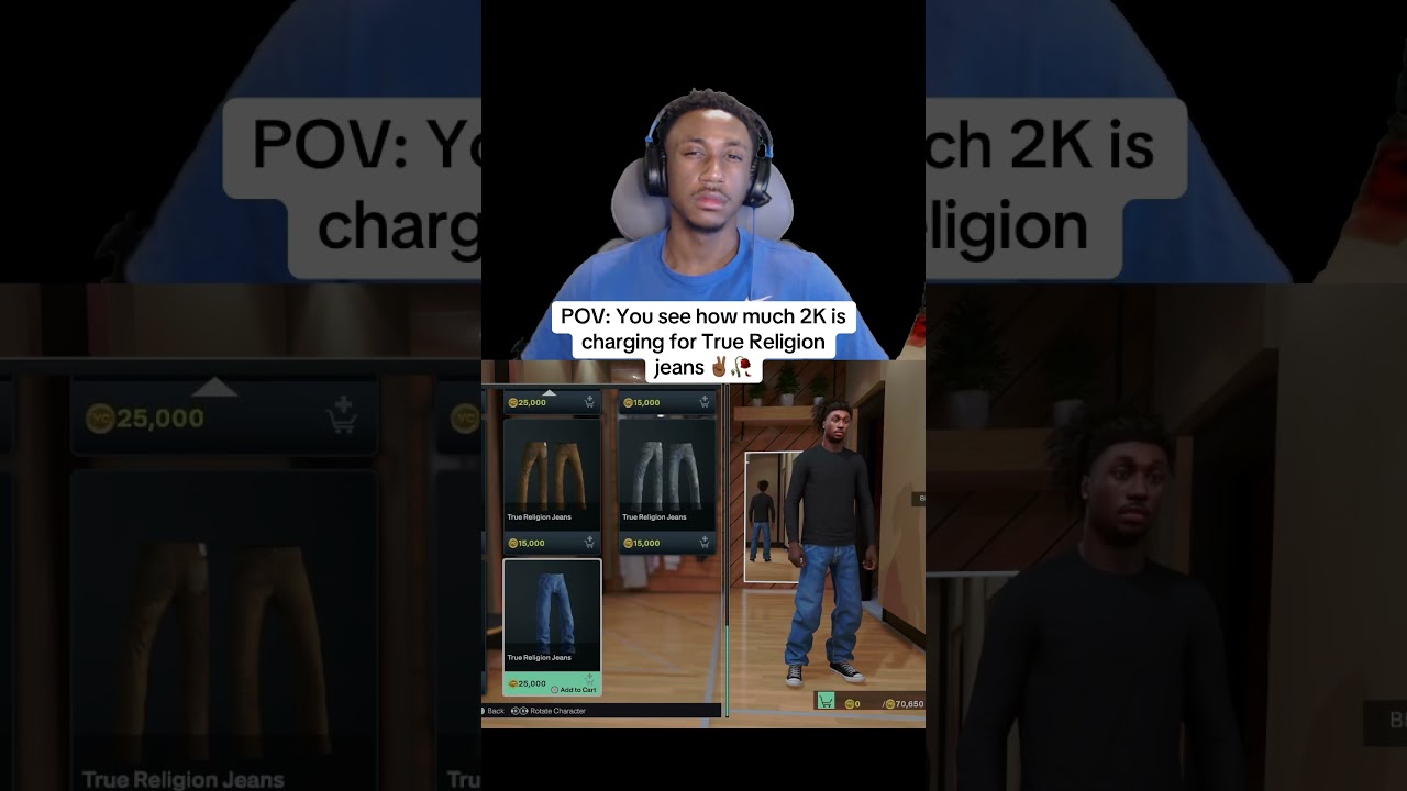 These clothes are WAY too expensive #flyychance #chancereacts #2k26 #nba2k #nba2k26