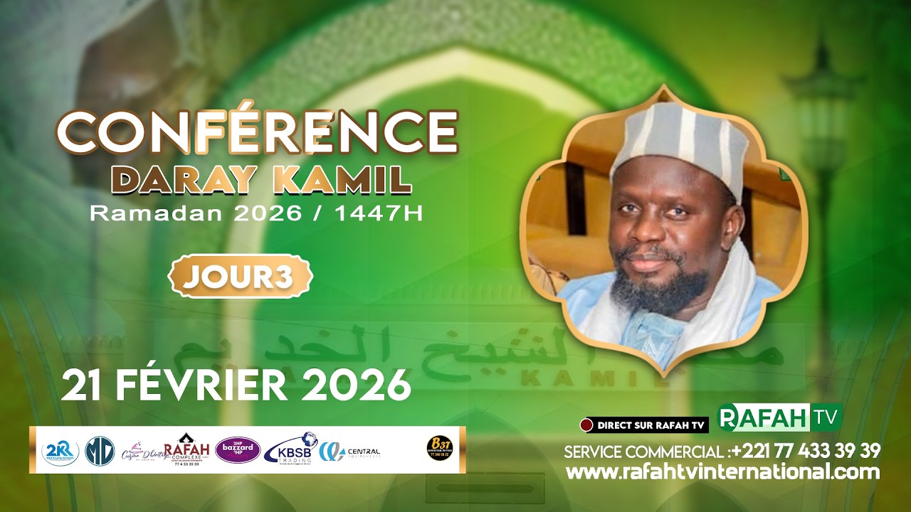 [🛑DIRECT TOUBA ] CONFRENCE DAARAY KAAMIL RAMADANE 1447H 2026 / 3EME JOUR