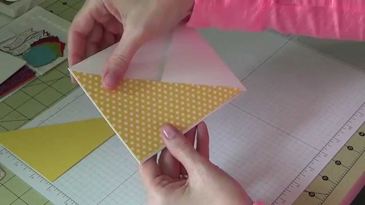 Stampin Up! - Making a Criss Cross card