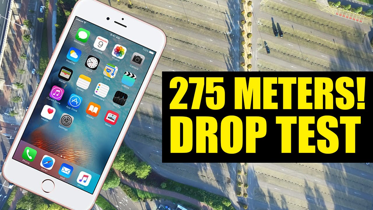 iPhone 6S Drop Test - FROM 900 FEET! Did it survive?