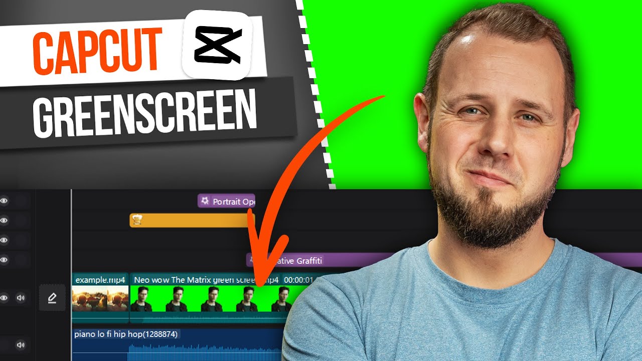 GREENSCREEN entfernen im VIDEO! CapCut Tutorial für Anfänger