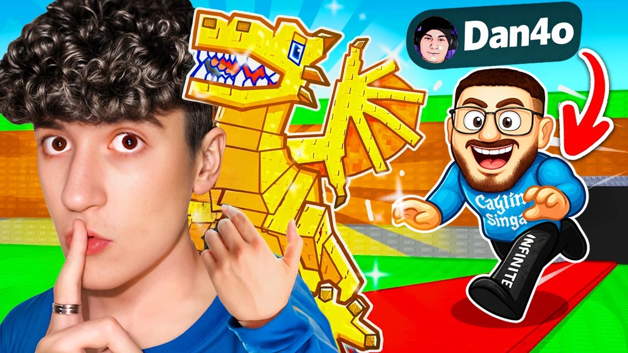 ОТКРАДНАХ НАЙ-РЕДКИЯТ BRAINROT НА DAN4O В ROBLOX!
