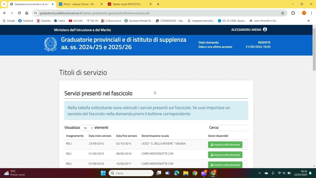 Tutorial inserimento e aggiornamento GPS - graduatorie provinciali di supplenza