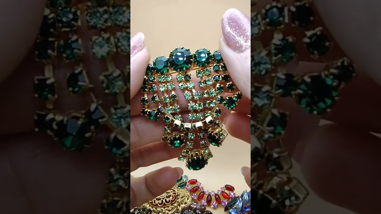 Редкие винтажные броши в состоянии - Люкс - Чехословакия