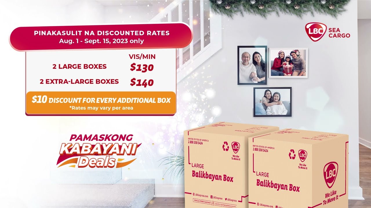 Send Christmas Joy to the Philippines with LBC