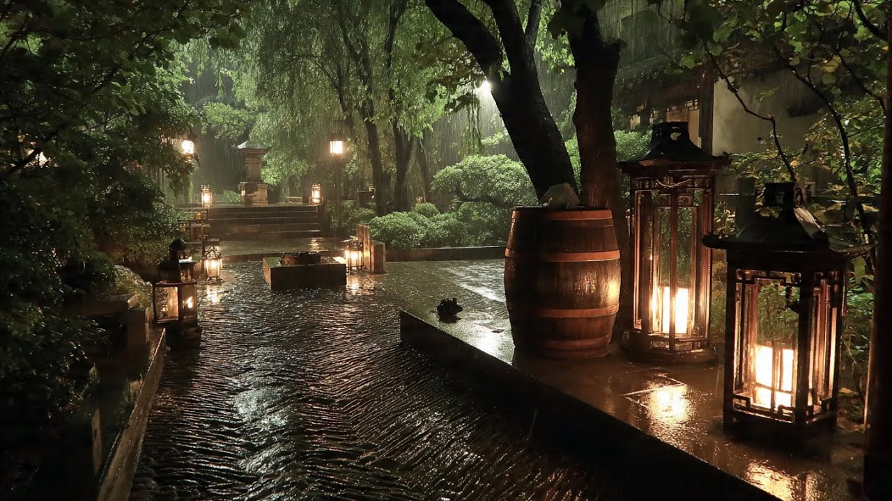 Gentle Thunderstorm to Soothe Your Mind | Rain Sounds ASMR for Sleep, Study & Relaxation