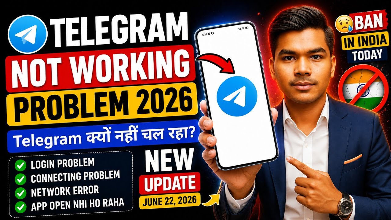✅telegram connecting problem | telegram not working कैसे करें