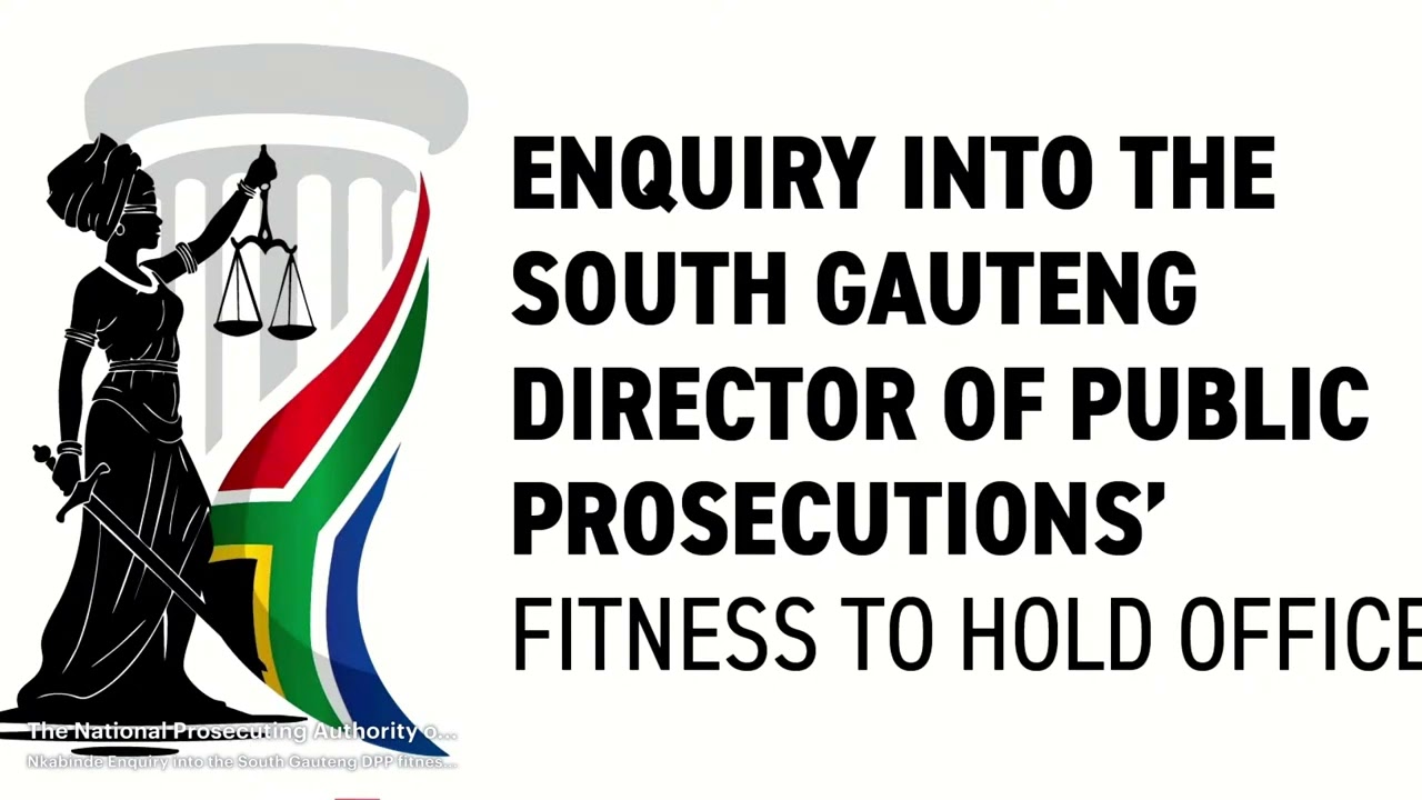 Nkabinde Enquiry into the South Gauteng DPP's fitness to hold office, 25 Nov 2025