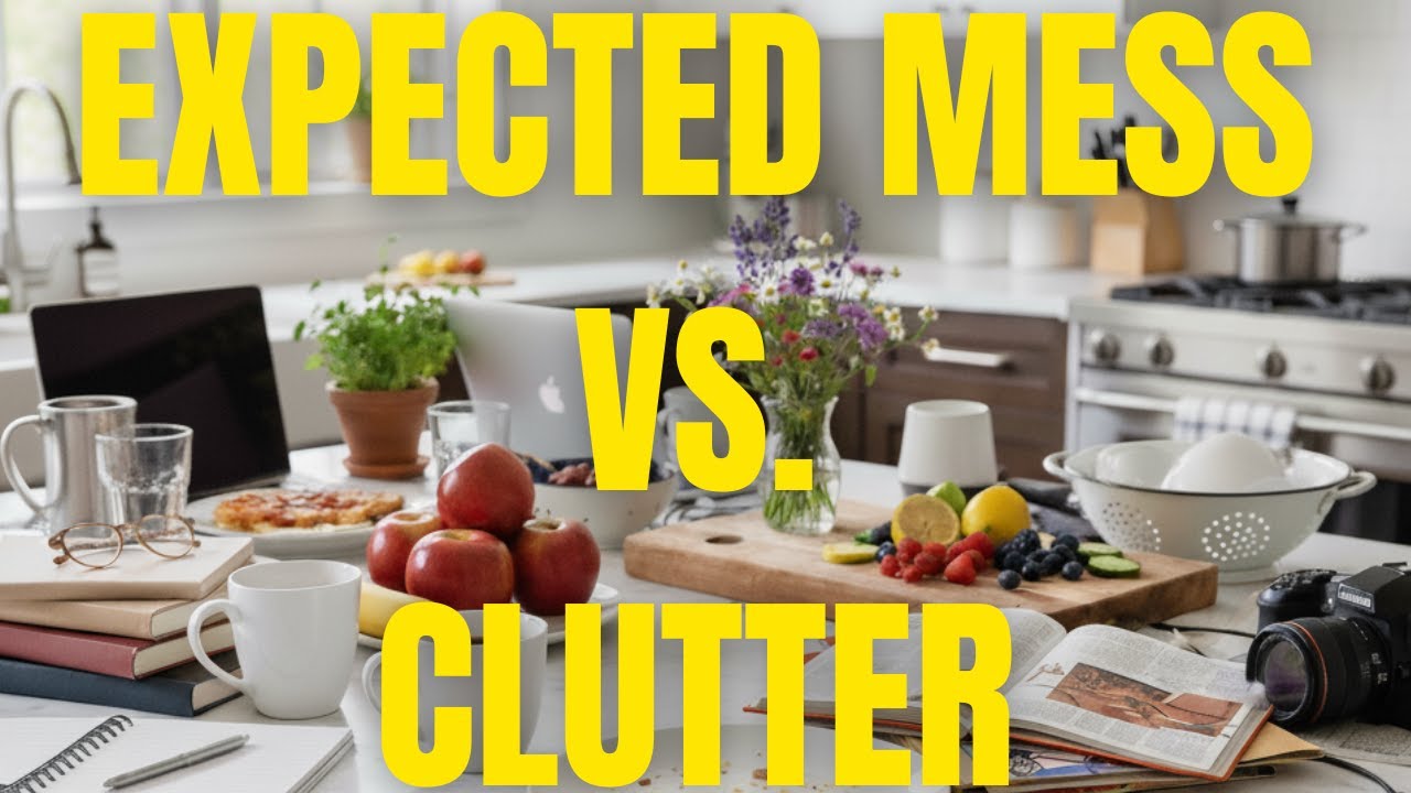 Expected MESS vs. Clutter: Both are Sabotaging Your Home (The FIXES are Easy!)