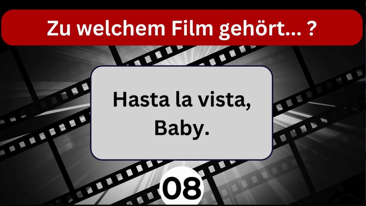 Zu welchem Film gehört dieses Zitat? | Filmzitate Quiz