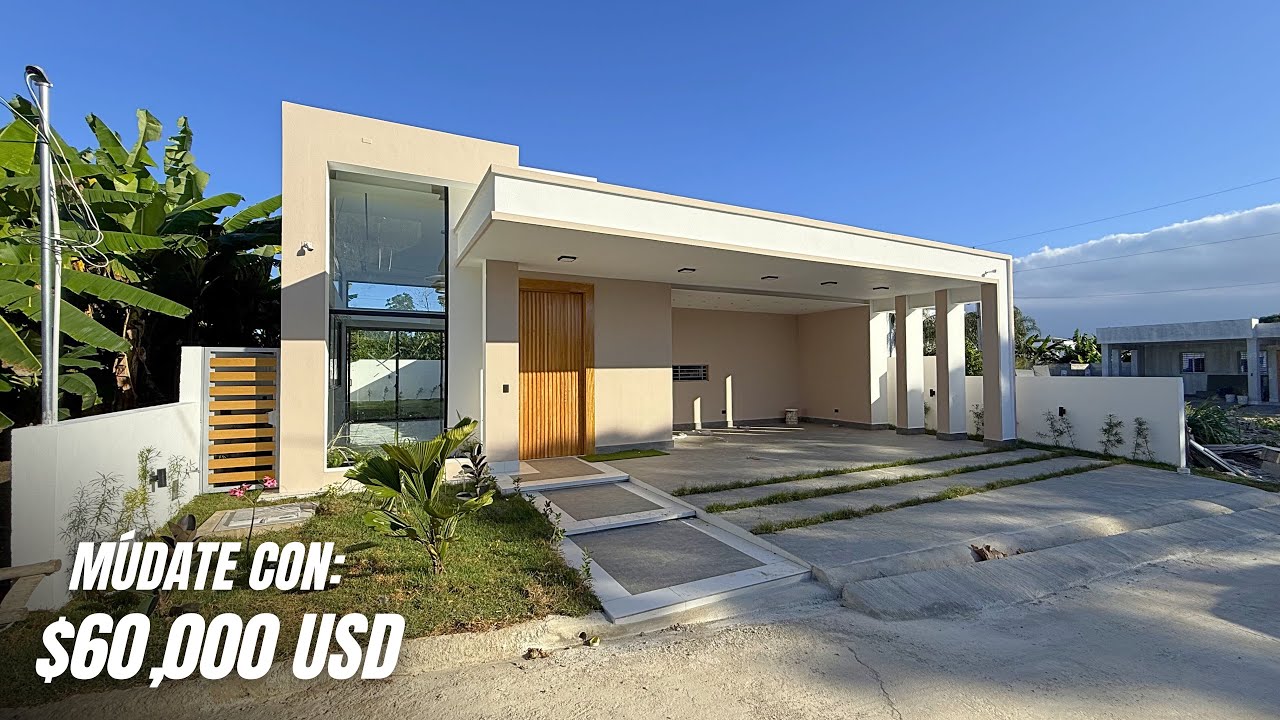CASA EN VENTA DE OPORTUNIDAD EN PROYECTO CERRADO EN GURABO SANTIAGO 
