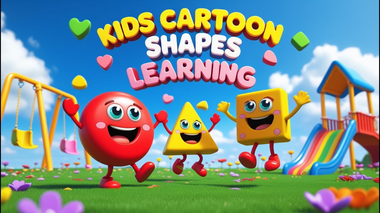 Shapes Song for Kids | Learn Shapes Nursery Rhyme | Circle Square Triangle & More | #shapessong