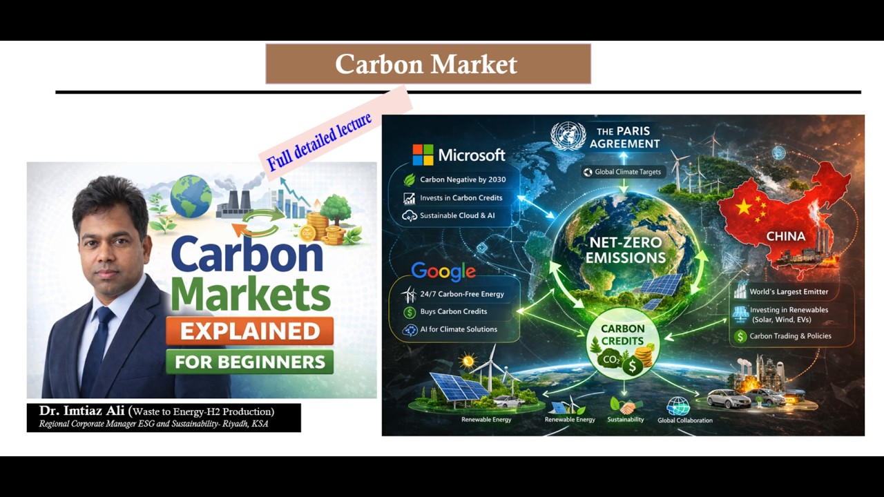 Module 29 - Carbon Markets #carbon #co2 #circulareconomy #paris #education #esg