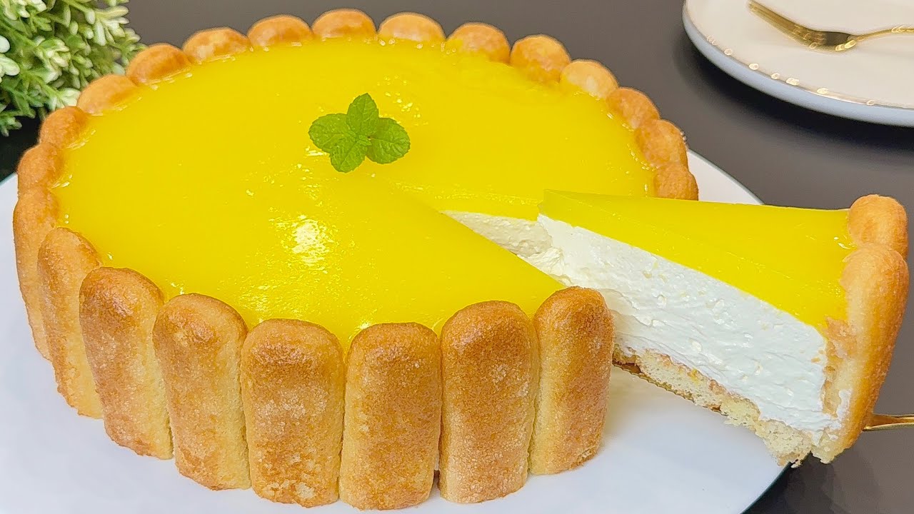 Если у вас есть Лимон 🍋приготовьте этот восхитительный пирог БЕЗ ДУХОВКИ! ОЧЕНЬ ЛЕГКО и ОЧЕНЬ ВКУСНО