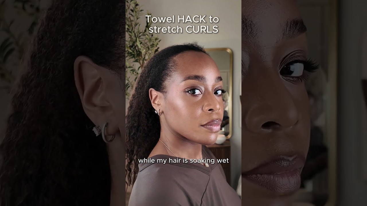 STRETCH HAIR BEFORE HEAT hack| Professional Silk Press #silkpress #naturalhair  #straightnatural