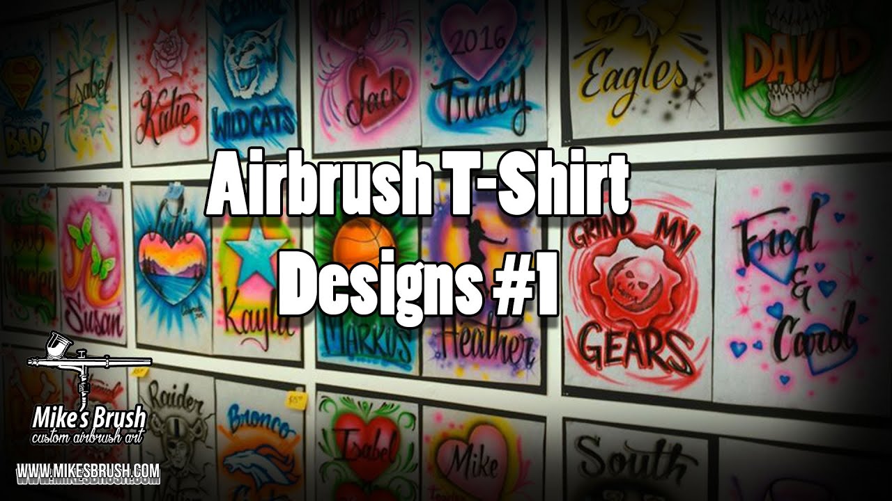 Airbrush Shirt Designs Part 1