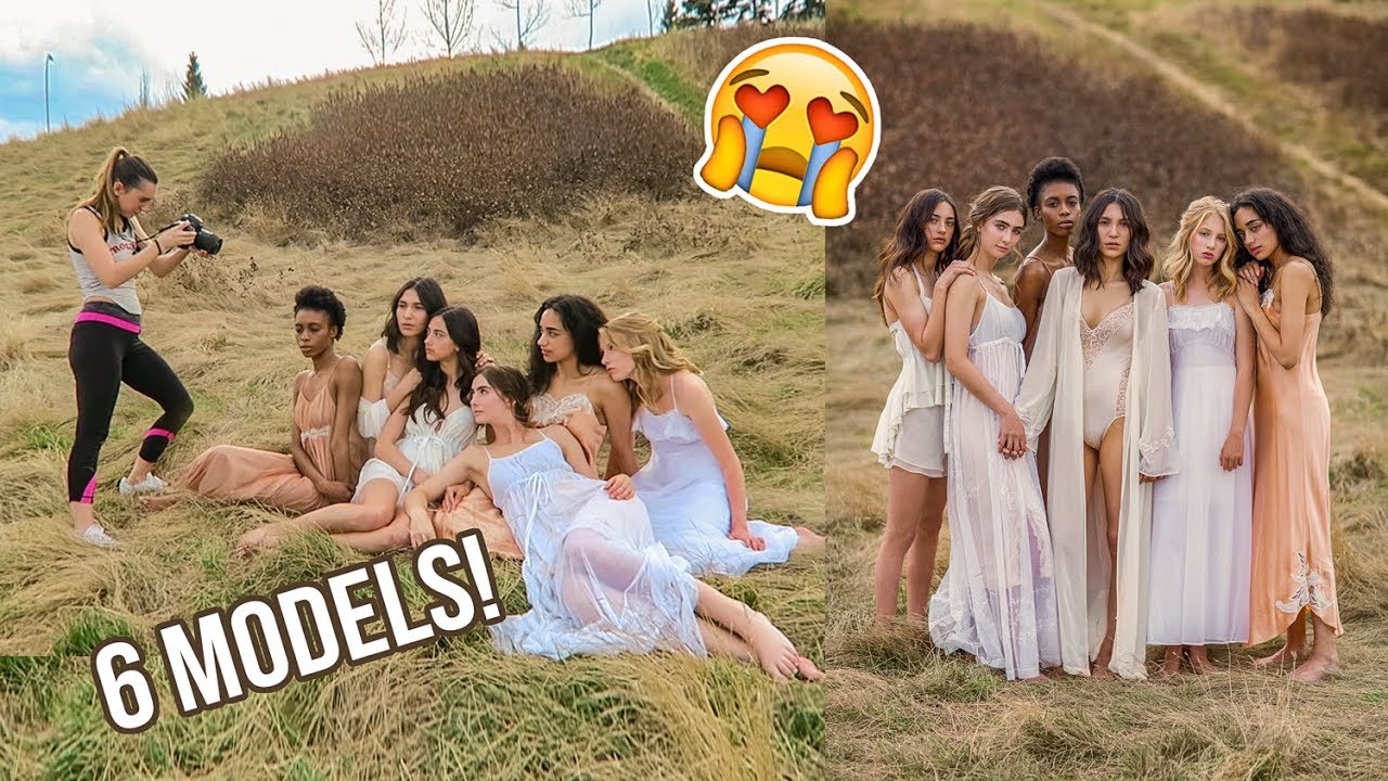 Фотосессия с шестью моделями! За кулисами