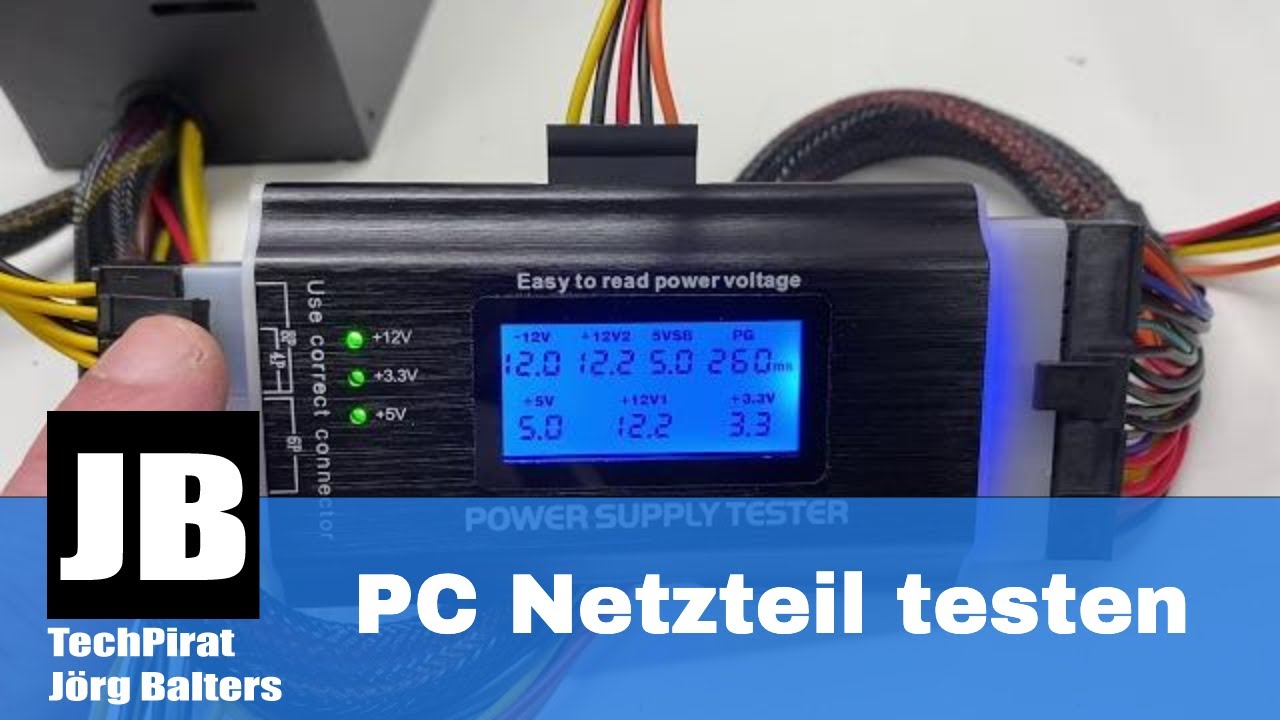 Netzteil Tester für den PC wie geht das denn?