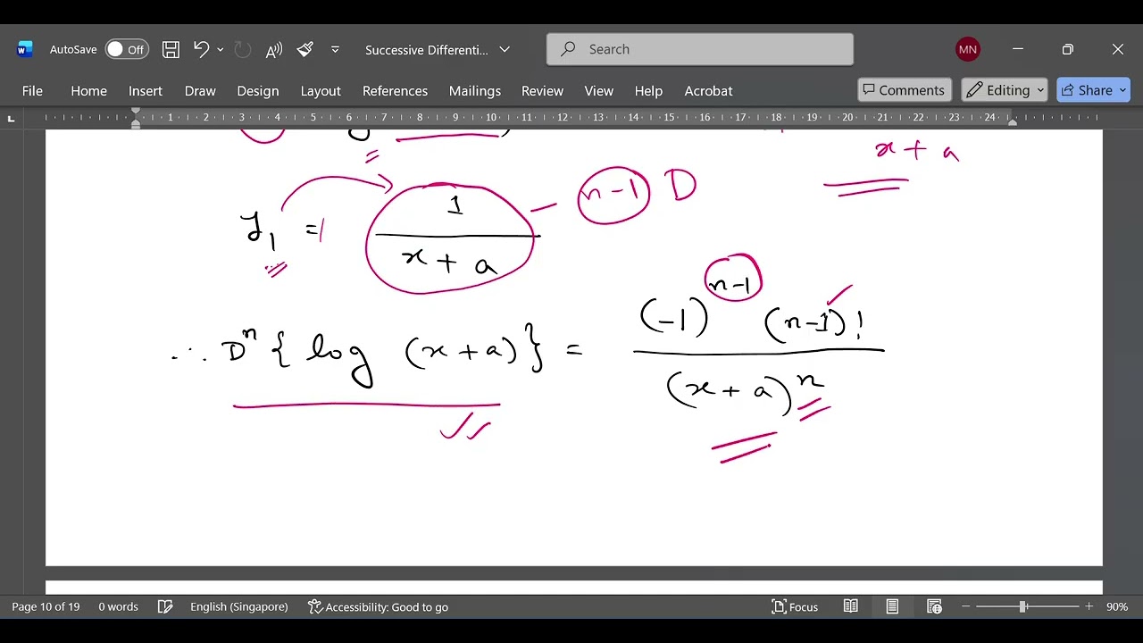 Successive Differentiation Part 2