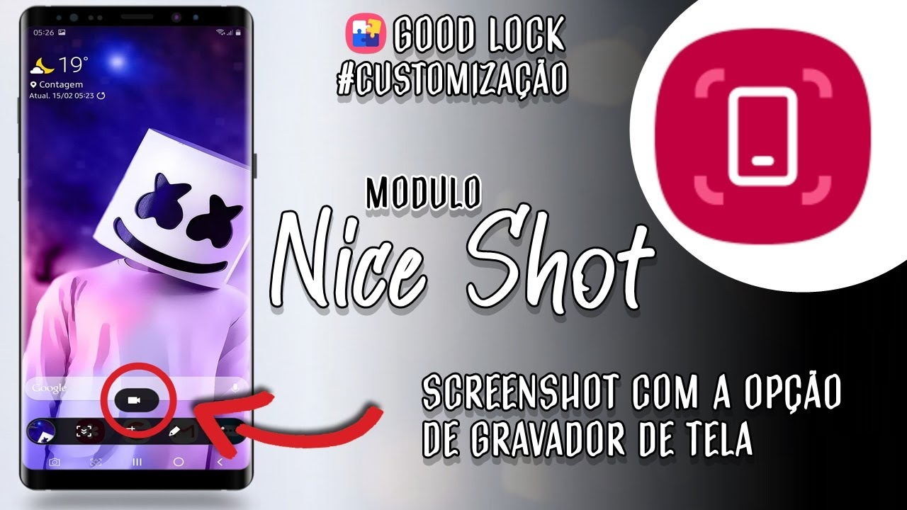 Nice Shot - GOOD LOCK ( Nice Lock ) Screenshots com gravador de tela #Customização Vídeo - 08