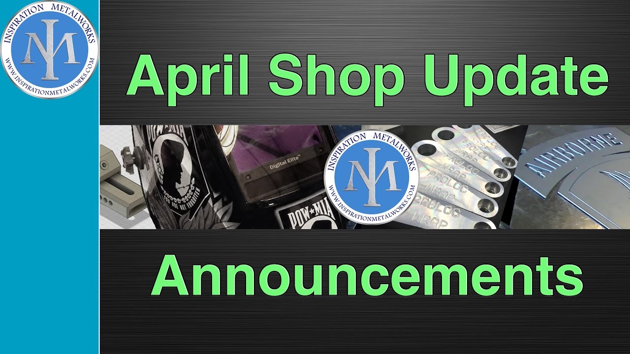 April Shop Announcements and Visiting Brian Block