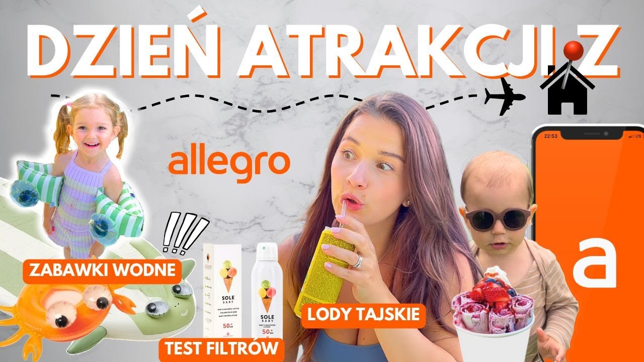 Ostatnie dni wakacji w ogrodzie z Allegro: TESTUJEMY Atrakcje i Przysmaki na Lato! 🍑🌤🌴🍍🦀