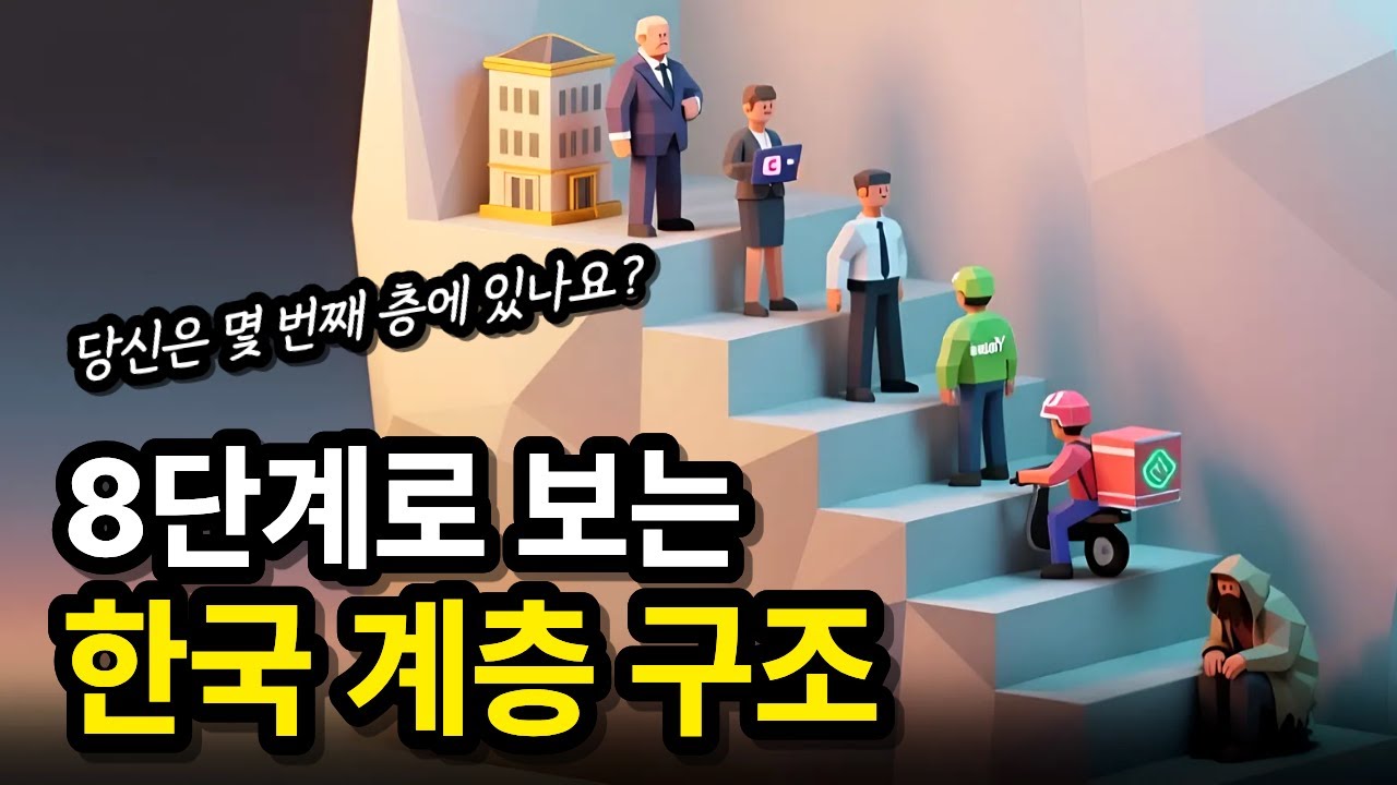 8단계로 보는 한국 계층 구조, 당신은 몇 번째 층에 있습니까?