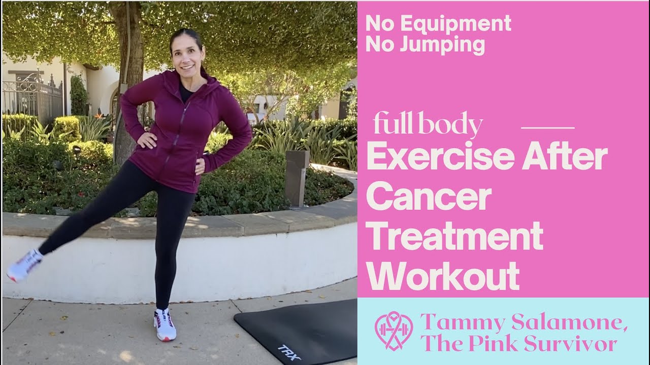 Exercise After Cancer Treatment Workout | Follow Along Workout | Tammy Salamone, The Pink Survivor