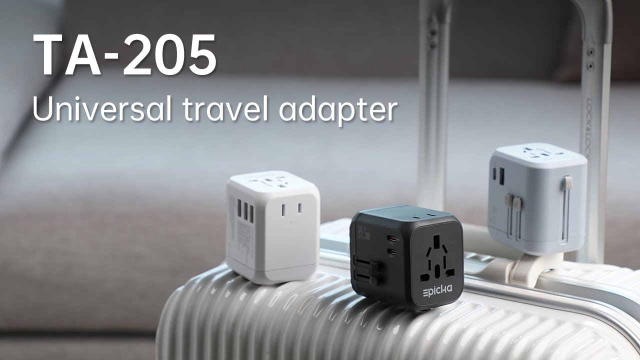EPICKA TA-205 35W Dual AC Travel Adapter for over 200 countries and regions