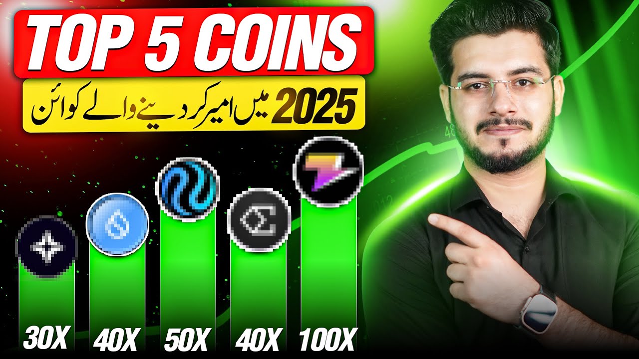 Top 5 Crypto Coins to Invest in 2025 | Best Coins for Long-Term Investment & Bull Run